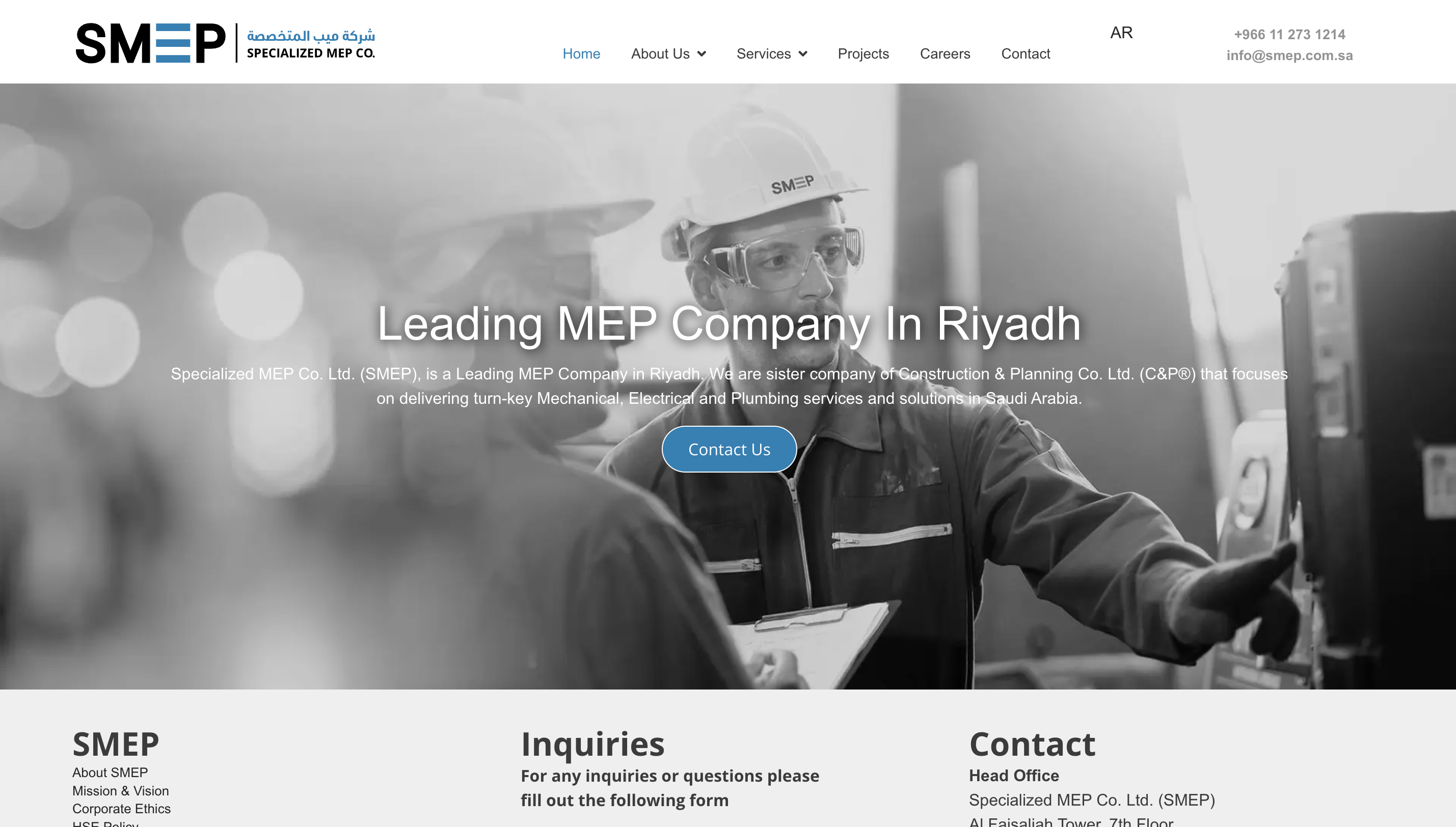 ALWEDAD MEP contracting company Riyadh