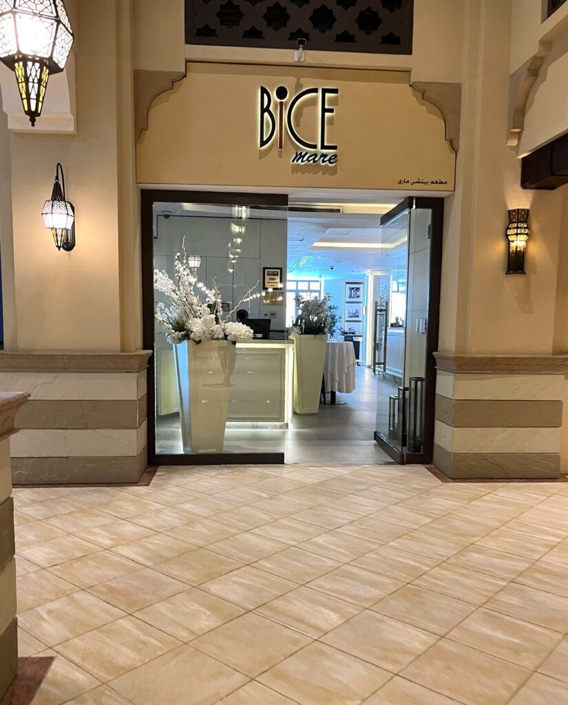 Bice Mare Restaurant dubai
