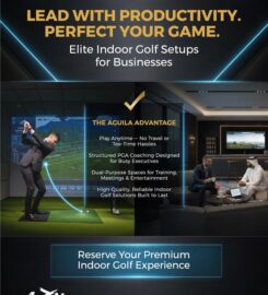 Aguila Performance | Premium Indoor Golf Simulators in UAE
