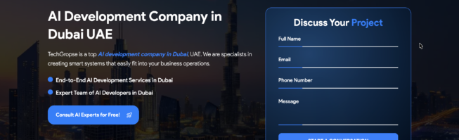TechGropse- Artificial Intelligence (AI) Driven Solutions | Hire AI Developers & AI Consultants in Dubai UAE