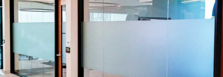 Zahrat Al Madina Printing Services | Frosted Glass Stickers in Dubai