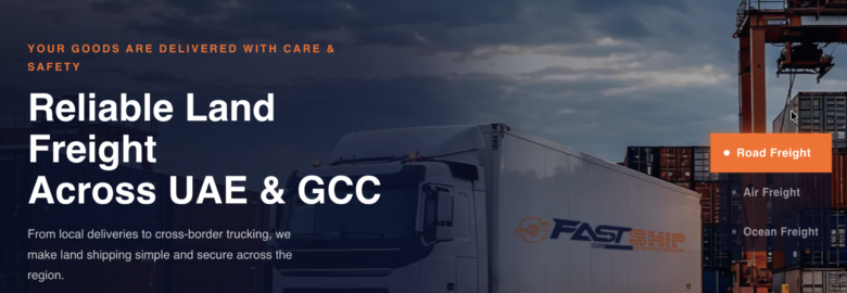 Fast Ship | Freight Forwarding Company in Dubai