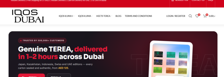 IQOS Terea Dubai — Buy Original ILUMA Devices & Terea UAE Sticks